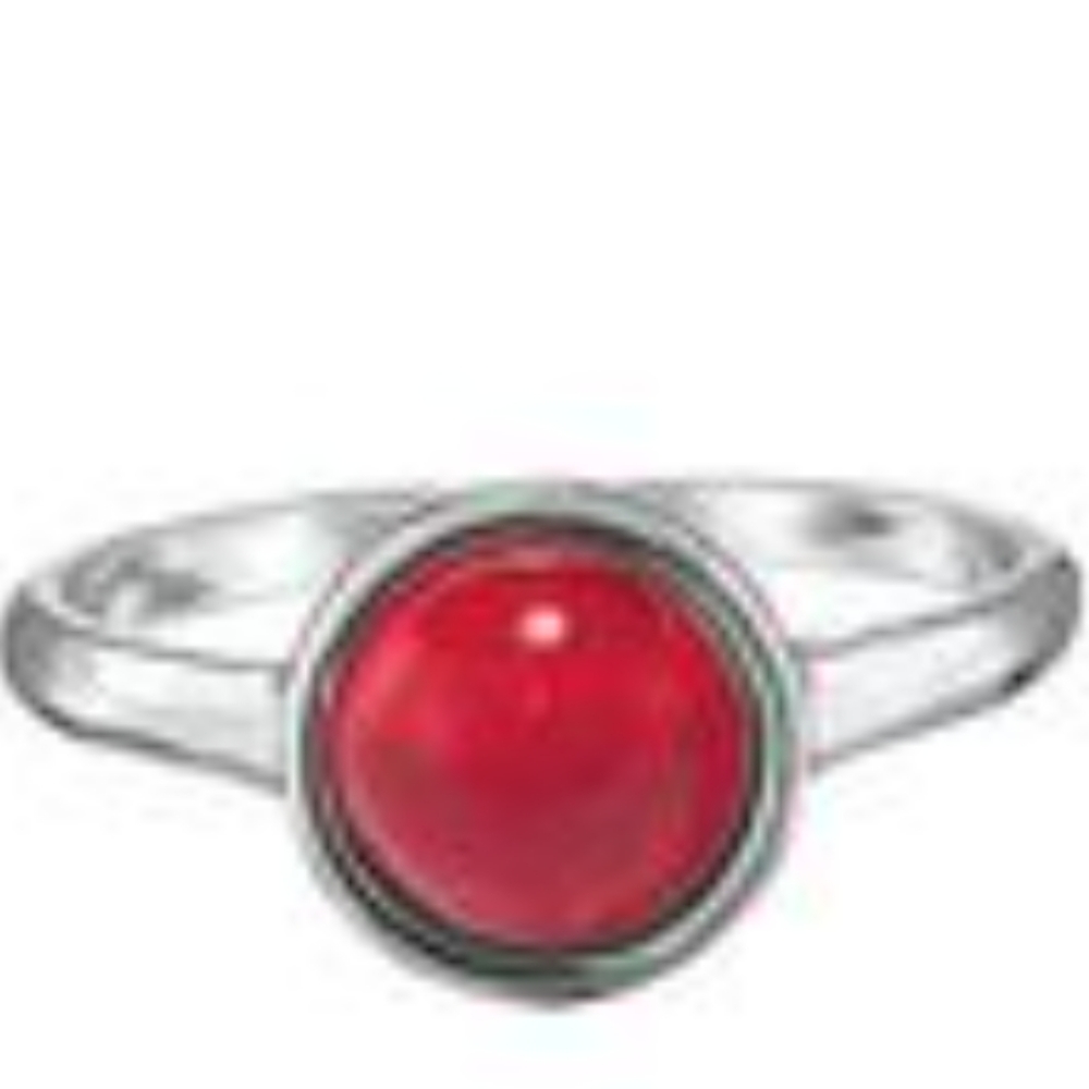 Avon red stone ring size 6